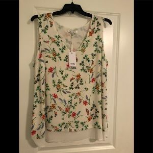 Blouse By Rose + Olive, Floral Print, 2X